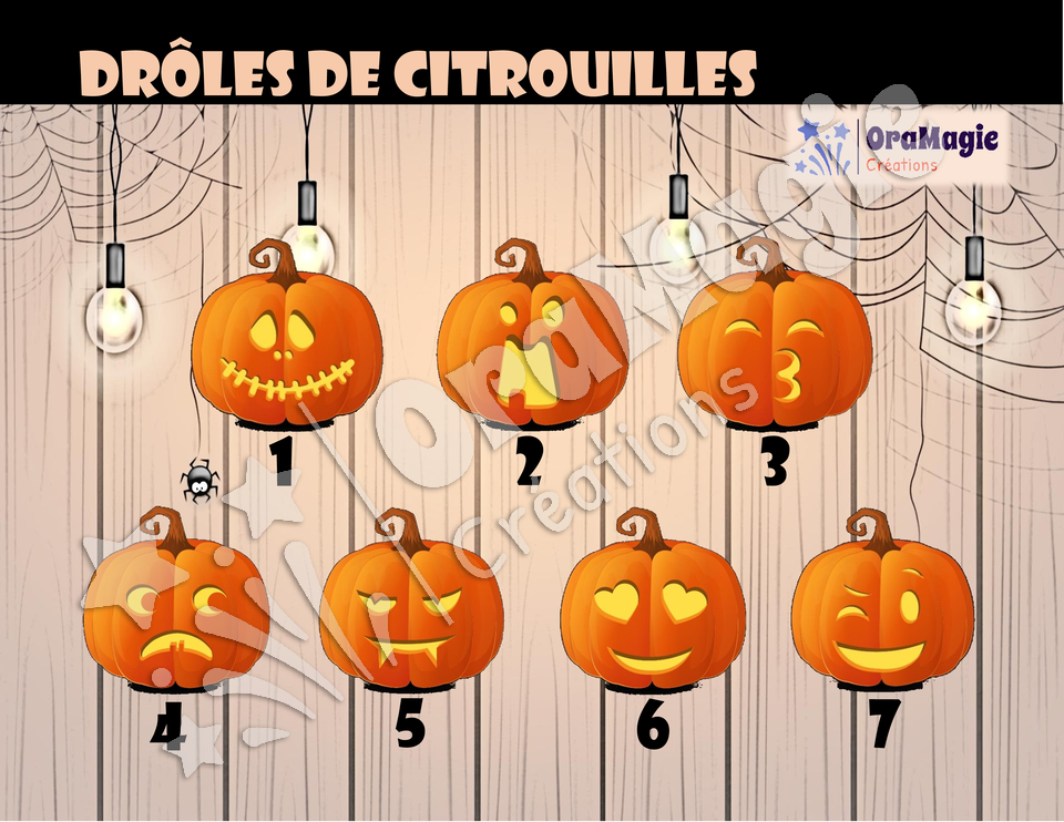Drôles de citrouilles - Comprendre des phrases relatives oral-écrit