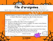 File d'araignées - Atelier préscolaire Halloween - Couleurs et ordre visuel - 4$.pdf