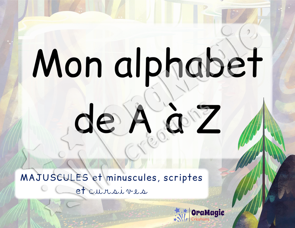 Alphabet affiches - Forêt de conifères.pdf