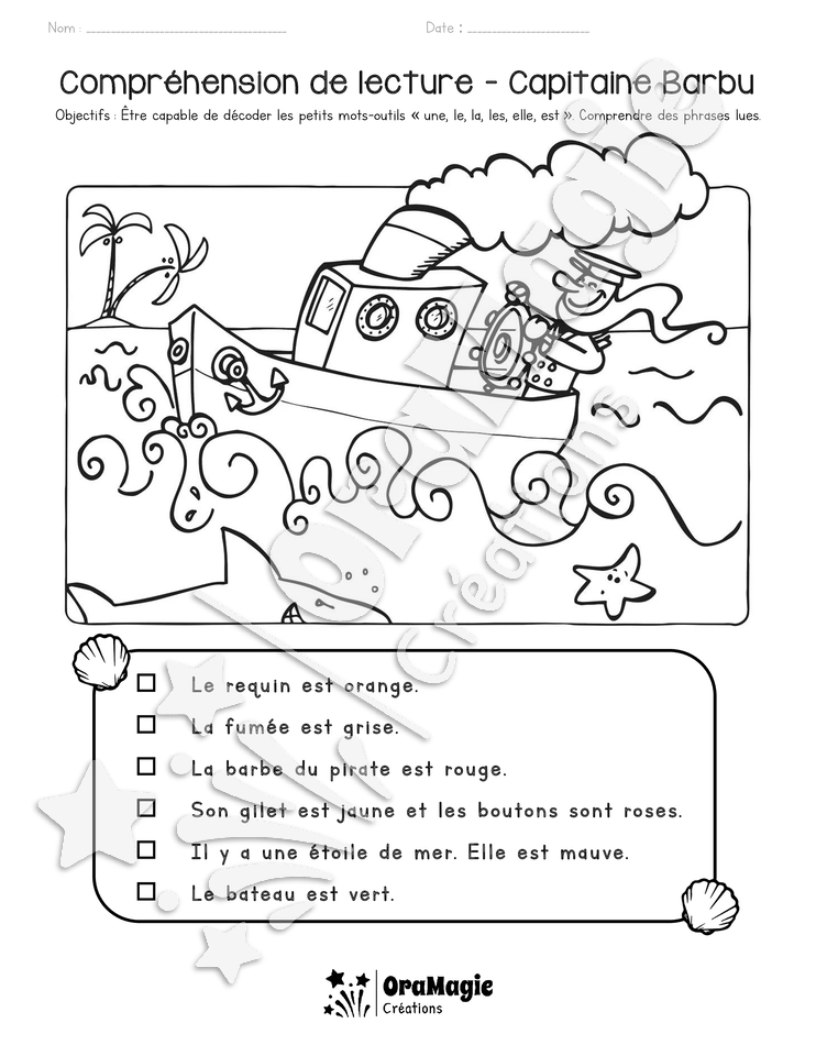 Compréhension de lecture - Capitaine barbu.pdf