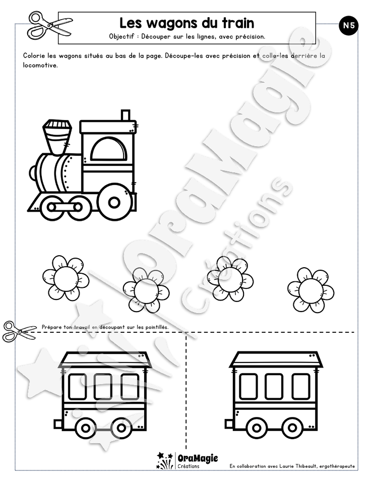 Projet de découpage - Les wagons du train - Niveau 5.pdf