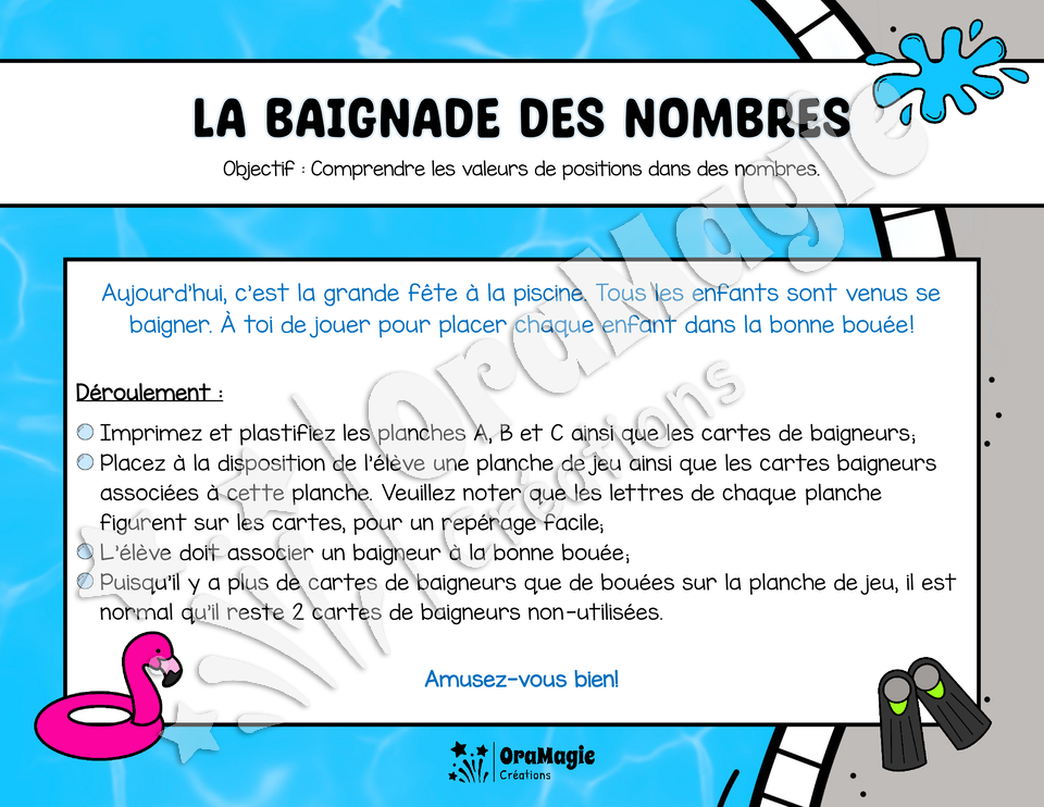 Baignade des nombres - Valeurs de position - 4e année.pdf