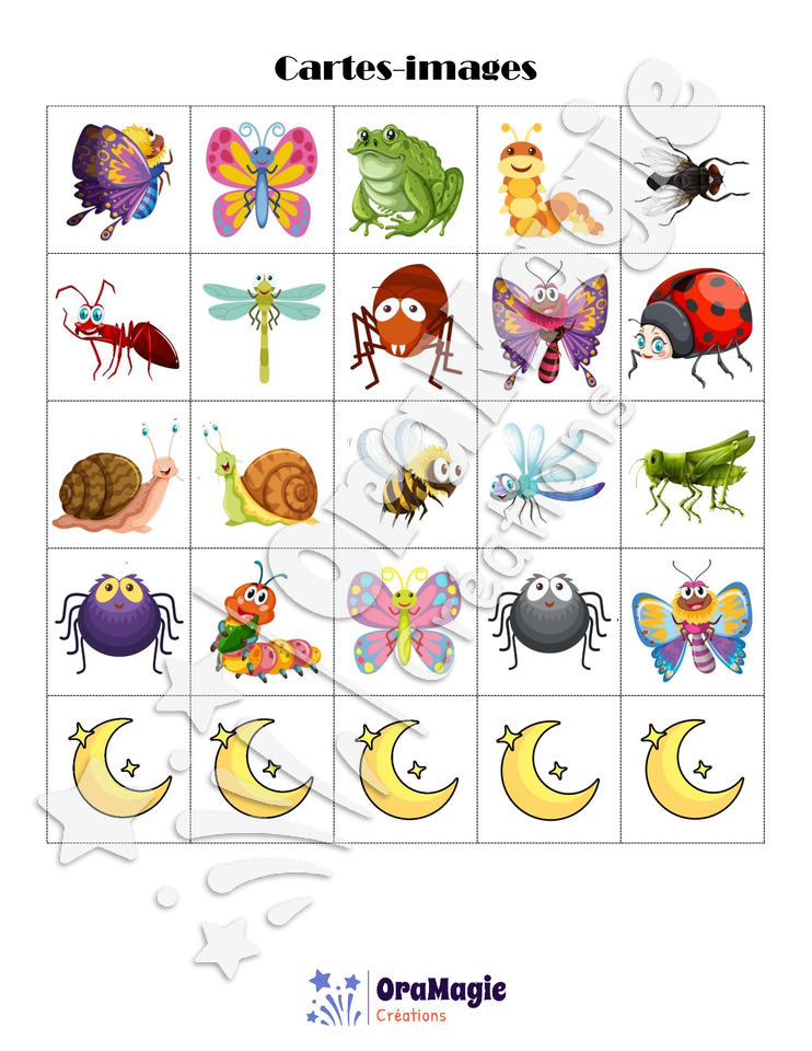 Confusions P-B - Niveau 4 - La chasse aux insectes