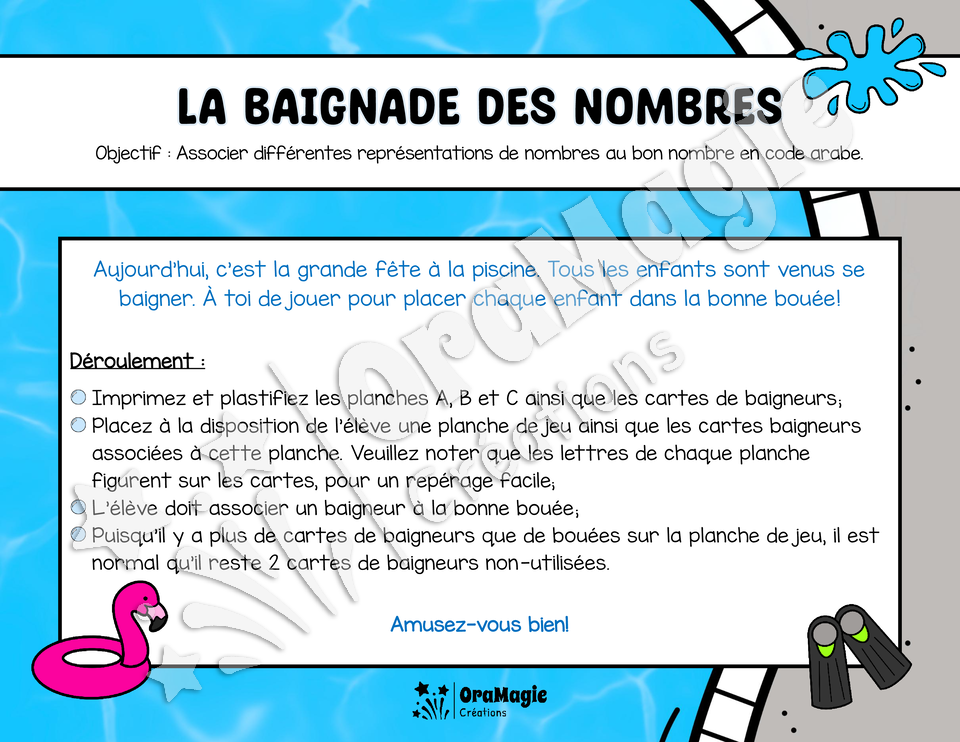 Baignade des nombres - Représentation des nombres - Préscolaire.pdf