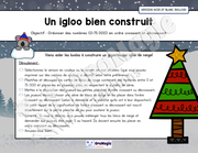 Un igloo bien construit - Atelier 4e année - Noël - Ordre croissant vs décroissant - NB incluse - 3$.pdf