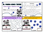 Cartes à tâches - M. Panda aime l'hiver - 2e année - Nombres 1-300 - Dénombrer à partir d'un nombre donné.pdf
