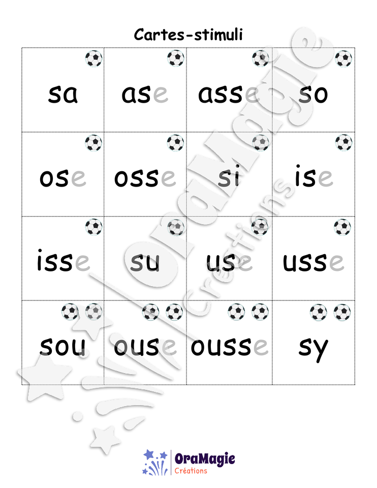 Confusions S-SS - Niveau 1 - La partie de soccer