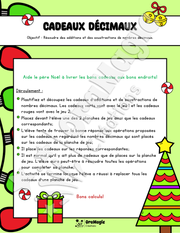 Cadeaux décimaux - Additions et soustractions nombres décimaux - 4e année.pdf