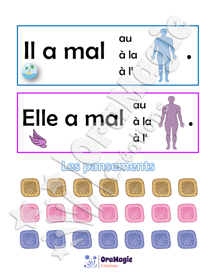 Ouille! Enfants à soigner!