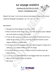 Confusions ail-eil-euil-ill-ouil - Niveau 4 - Le voyage scolaire.pdf