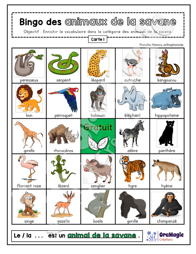 Bingo des animaux de la savane - 3 cartes - Collabo PH - 3$.pdf
