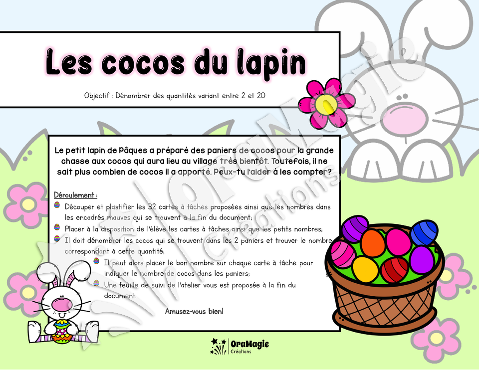 Les cocos du lapin - Dénombrement 1-20 - Préscolaire 5 ans.pdf