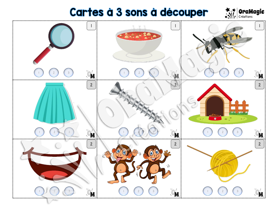 Espace-sons - Segmentation phonémique mots CVC