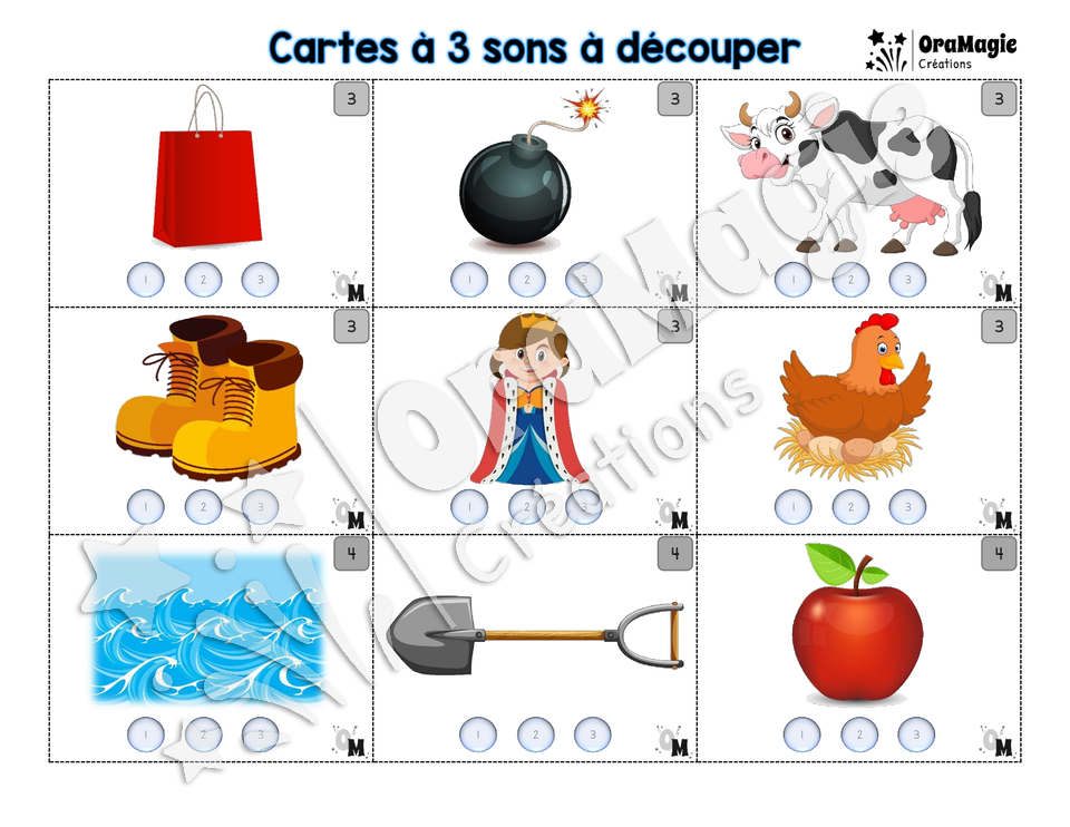 Espace-sons - Segmentation phonémique mots CVC