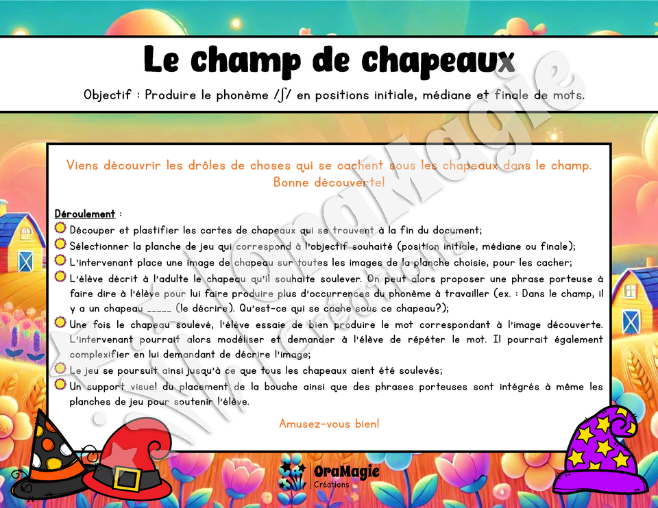 Le champ de chapeaux - Prononciation phonème -ch- initial, médian et final.pdf