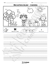 Mon écriture du jour - L'automne - 1er cycle - 3$.pdf