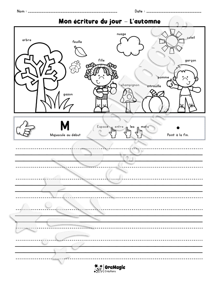 Mon écriture du jour - L'automne - 1er cycle - 3$.pdf