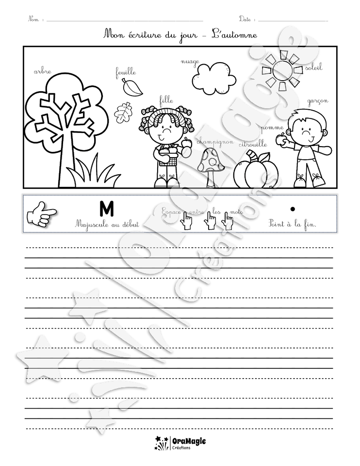Mon écriture du jour - L'automne