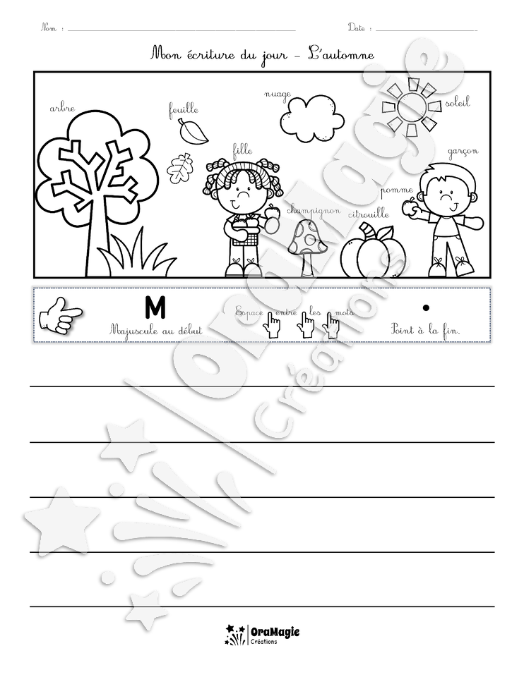 Mon écriture du jour - L'automne