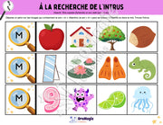 À la recherche de l’intrus - Identifier le son m dans des mots - Produit numérique