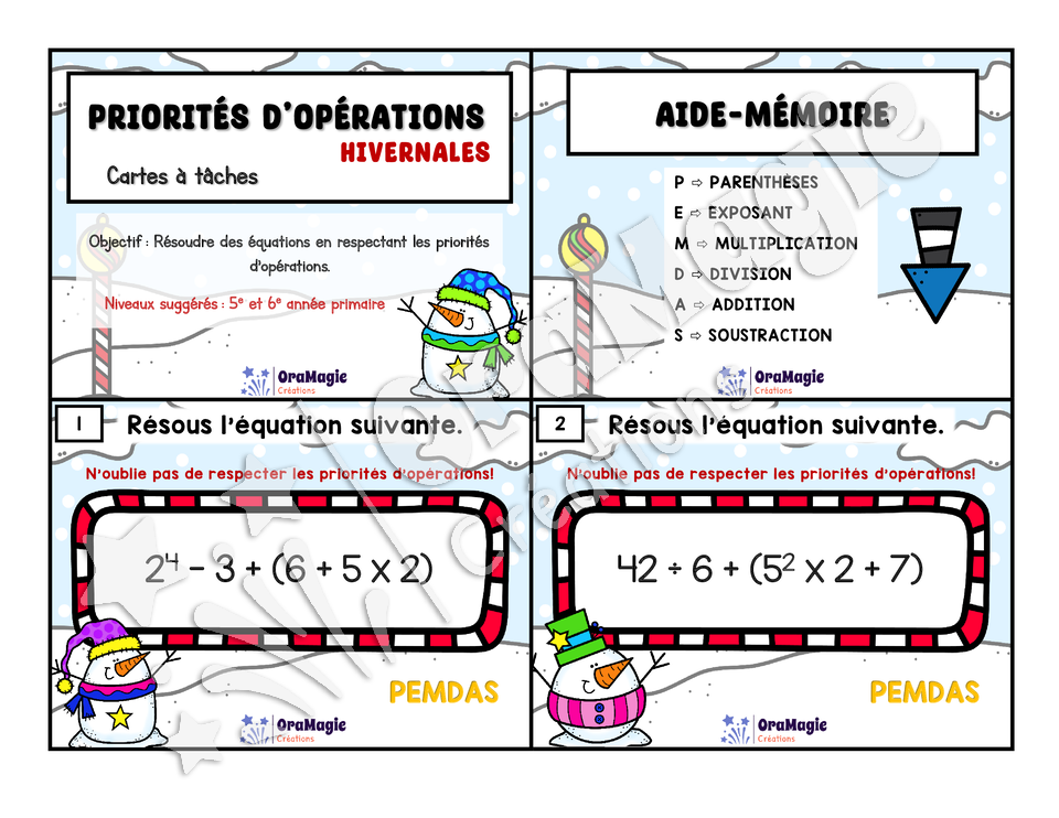 Cartes à tâches - Priorités d'opérations hivernales - 5e et 6e année.pdf