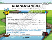 Au bord de la rivière - Compréhension de lecture - 3e année.pdf