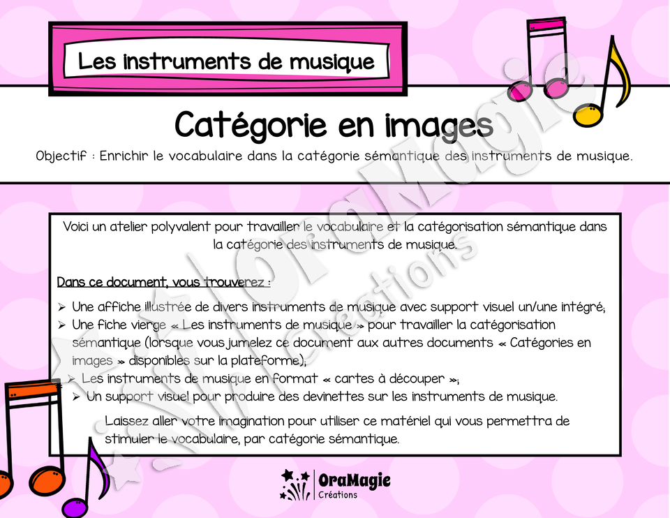 Catégorie en images - Les instruments de musique.pdf