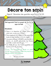 Décore ton sapin - Atelier dénombrement 1-20 - Préscolaire - 1re année - 3$.pdf