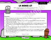 La momie lit - Décodage syllabes simples CV et VC - 1re année et langage écrit.pdf