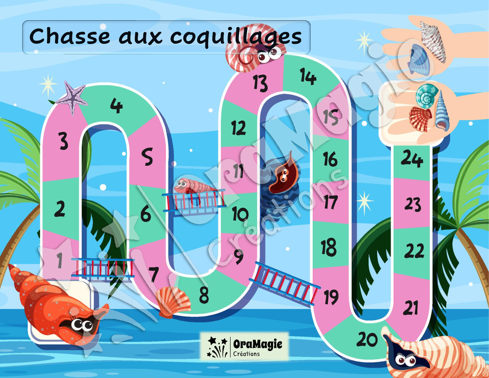 Confusions S-SS - Niveau 5 - Chasse aux coquillages