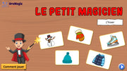 Le petit magicien - Vocabulaire hiver et mémoire visuelle