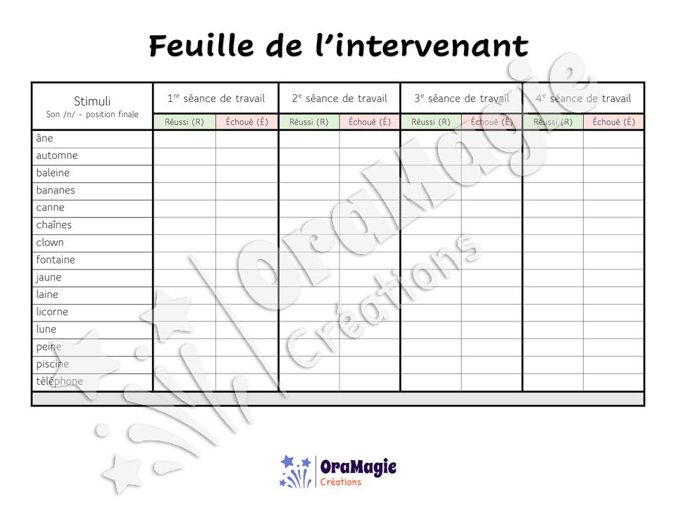 Une course d'automne - Phonologie -n- position finale