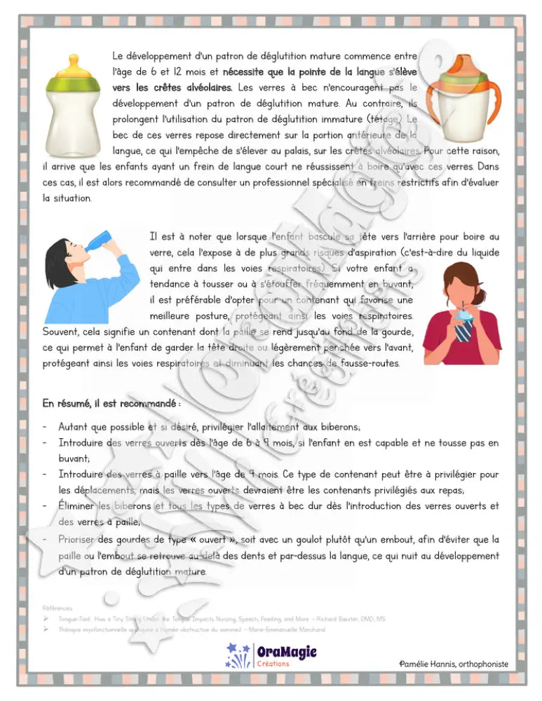 Capsule d'information TOM - Types de contenants à privilégier