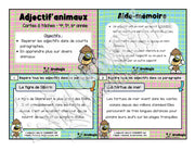 Cartes à tâches - Adjectif'animaux - 4e-5e-6e année - 6$.pdf