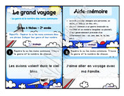 Cartes à tâches - Le grand voyage - Repérer les noms communs et indiquer genre et nombre - Produit numérique