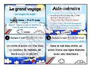 Cartes à tâches - Le grand voyage - Repérer le sujet de la phrase et le noyau du sujet - 3e et 4e année.pdf