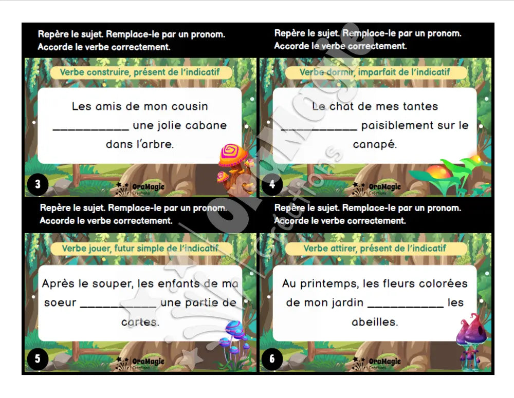 Cartes à tâches - Sujets mystères - 5e et 6e années