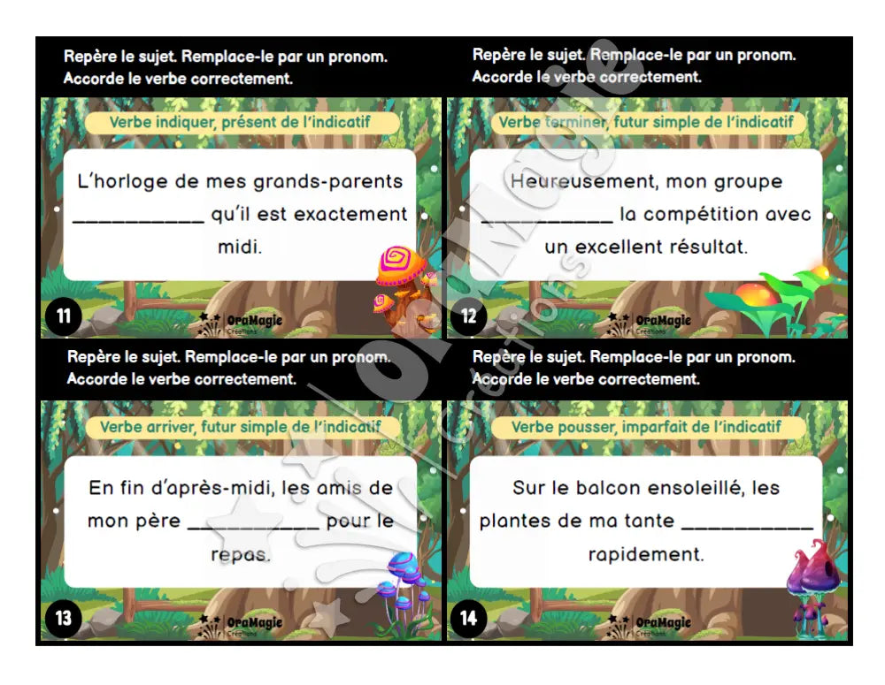 Cartes à tâches - Sujets mystères - 5e et 6e années
