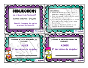 Cartes à tâches - Conjuguons - Le présent de l'indicatif - 3e et 4e année.pdf