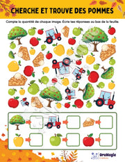 Cherche et trouve des pommes - Produit numérique