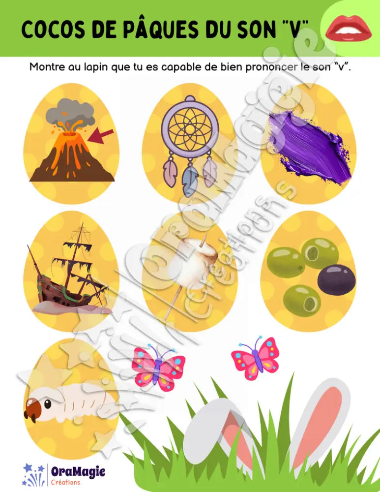 Cocos de Pâques du son -v-