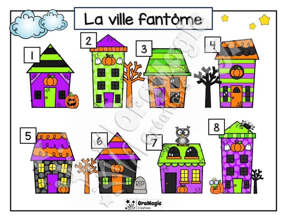 Compréhension de lecture - La ville fantôme - 1re année