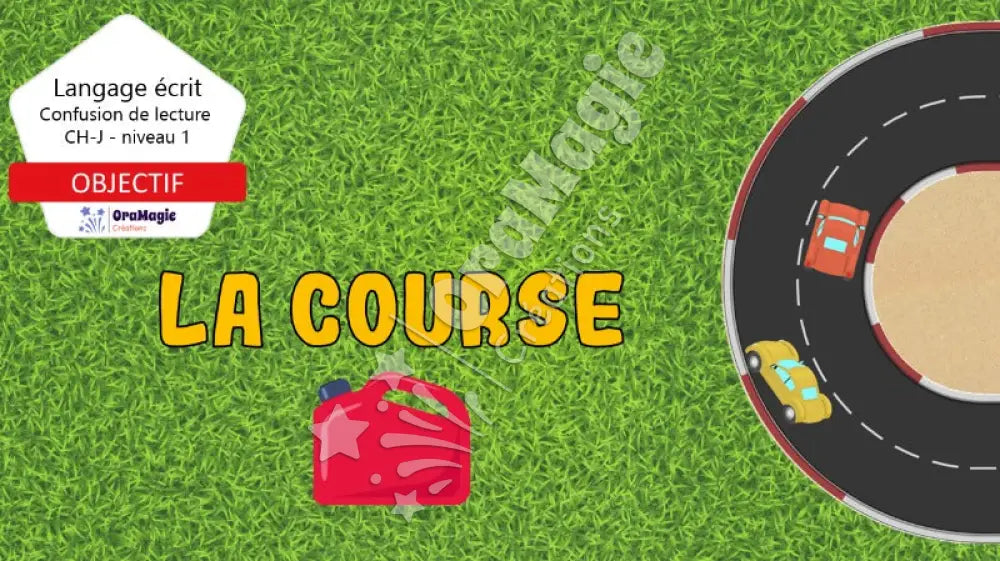 Confusion lecture CH-J - niveau 1 - La course - Produit numérique