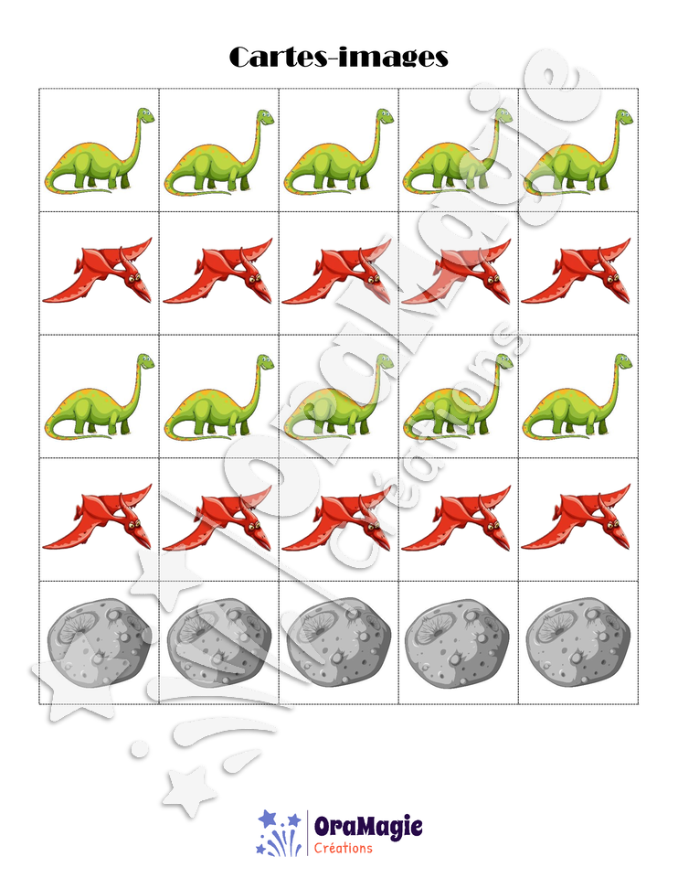 Confusions P-B - Niveau 3 - Sauvons les dinosaures