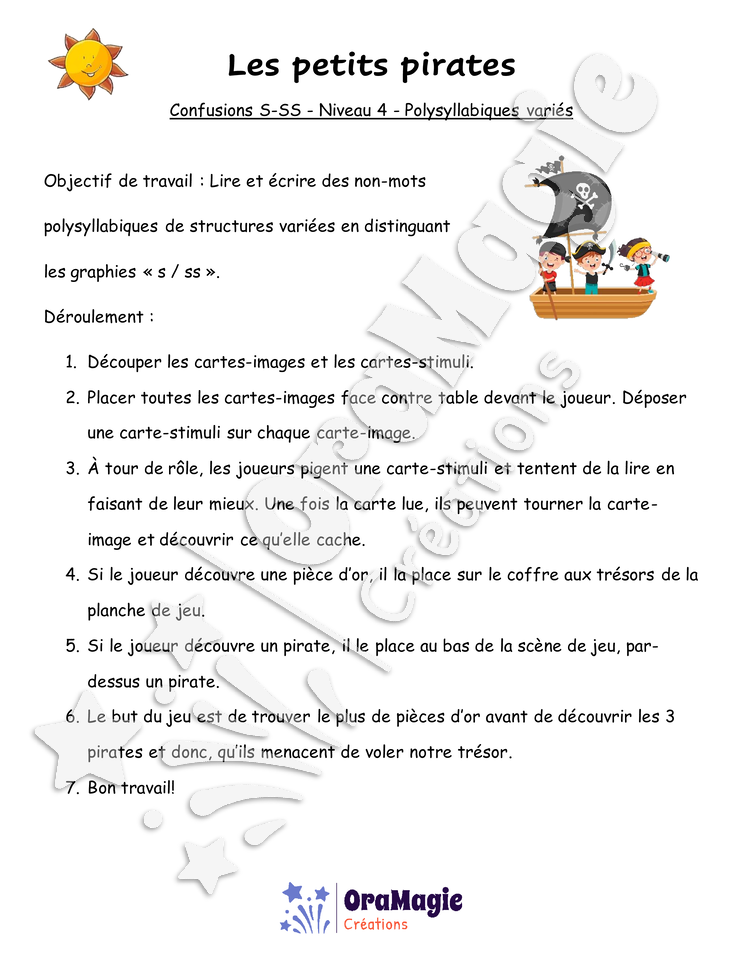 Confusions S-SS - Les petits pirates_niveau 4.pdf