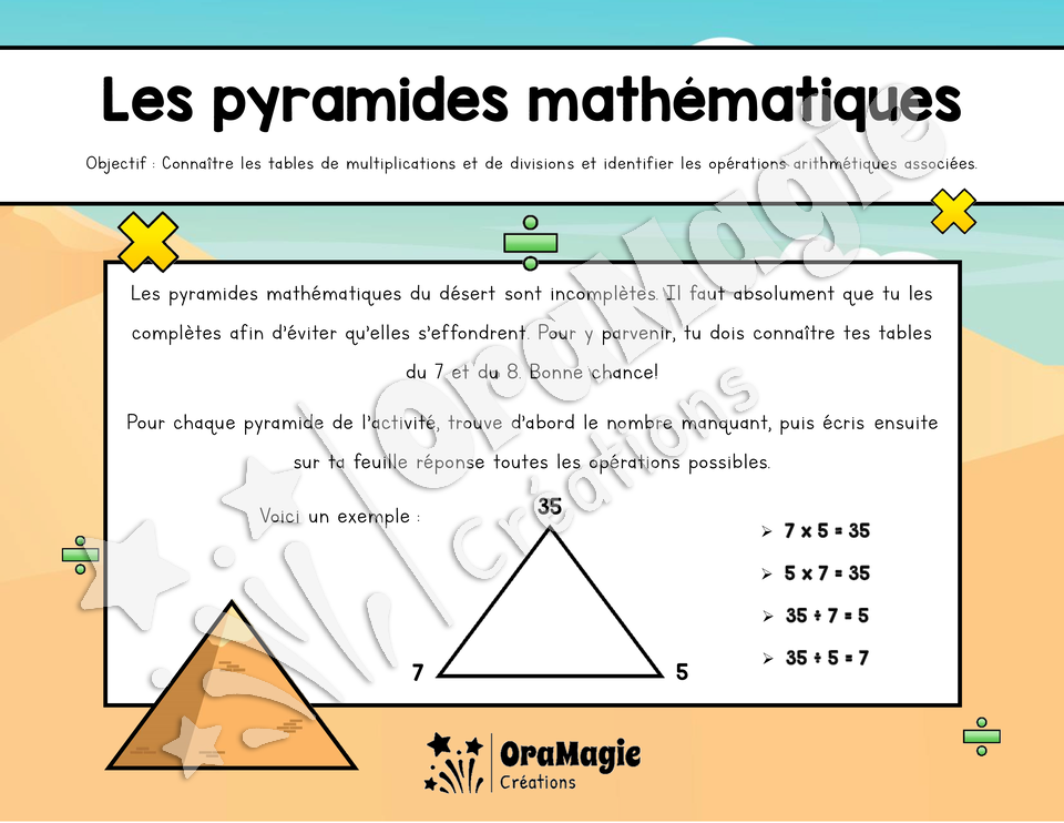 Les pyramides mathématiques - 4e année - Triangles de multiplications.pdf