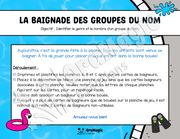 Baignade des groupes du nom - Genre et nombres des GN - 3e et 4e année.pdf