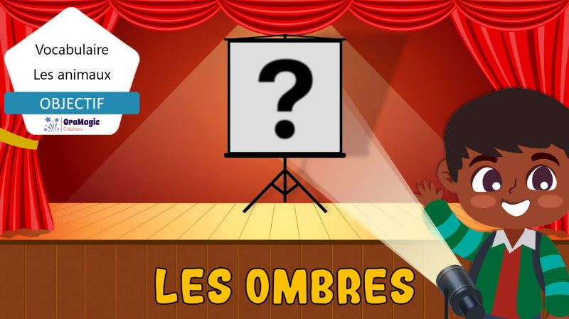 Les ombres - Vocabulaire animaux
