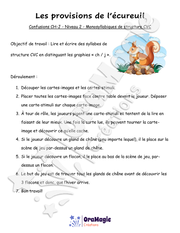 Confusions CH-J - Niveau 2 - Les provisions de l'écureuil.pdf