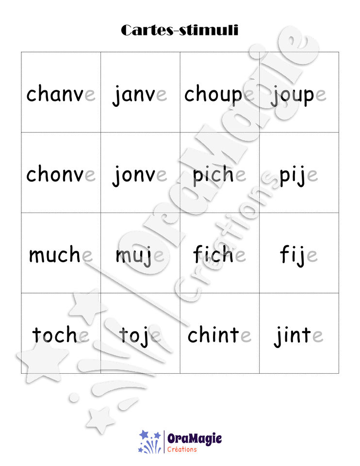 Confusions CH-JJJ - Niveau 2 - Les provisions de l'écureuil